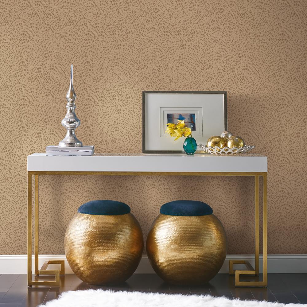 Zen Fan Fleck Wallpaper - Gold / Beige - Galerie - DWP0363 - 02Wallpaper199
