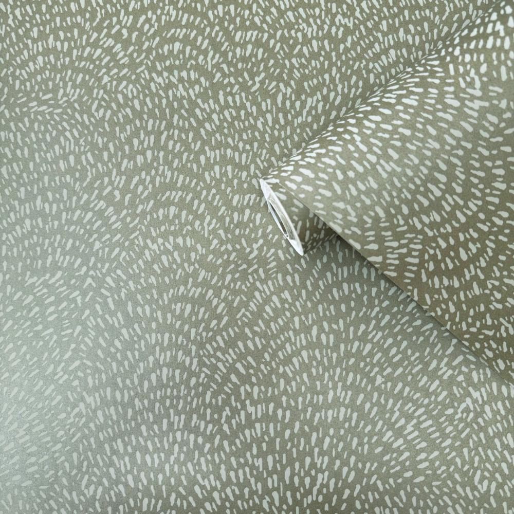 Zen Fan Fleck Wallpaper - Green - Galerie - DWP0363 - 01Wallpaper199