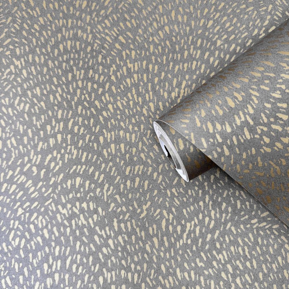Zen Fan Fleck Wallpaper - Silver / Gold - Galerie - DWP0363 - 05Wallpaper199