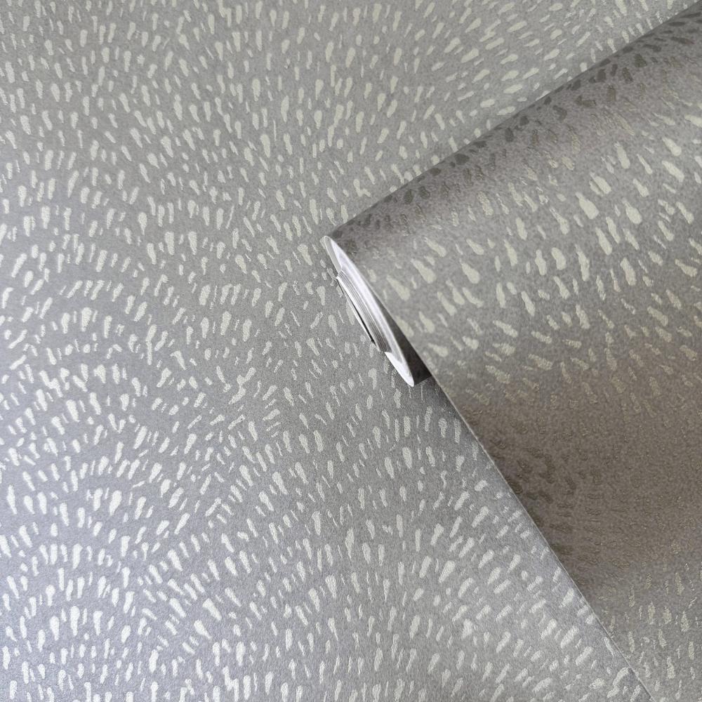 Zen Fan Fleck Wallpaper - Silver Grey - Galerie - DWP0363 - 07Wallpaper199