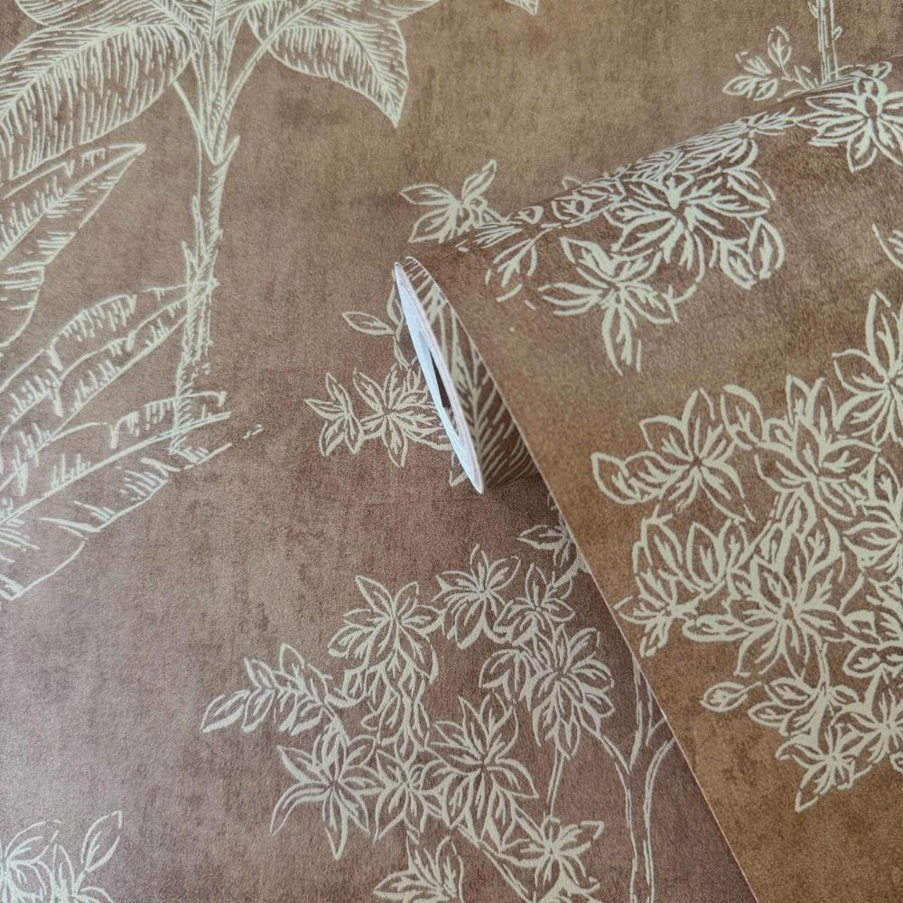 Zen Floating Foliage Wallpaper - Beige - Galerie - DWP0361 - 02Wallpaper199