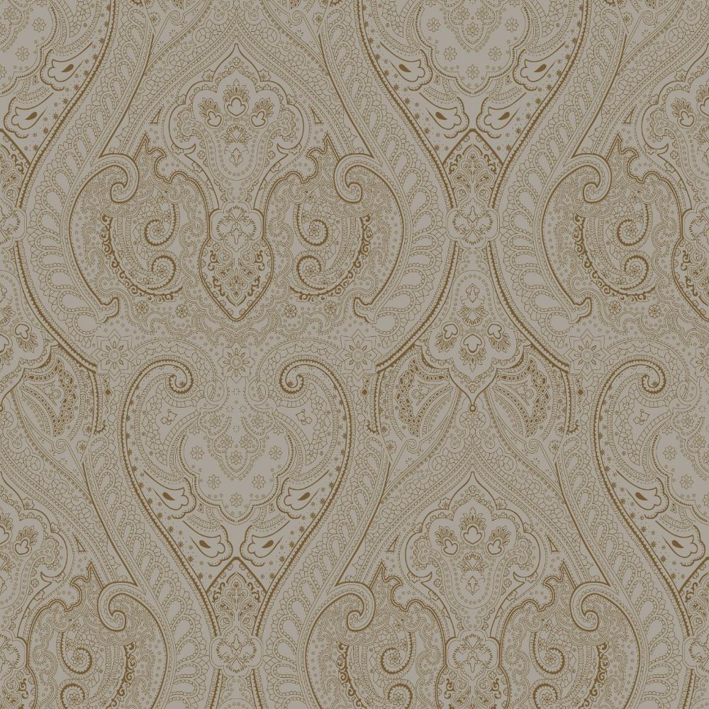 Zen Lace Wallpaper - Bronze Brown / Gold - Galerie - AM22002 - 2Wallpaper199