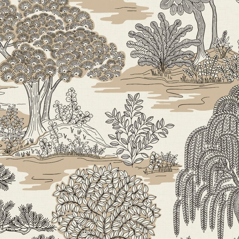Zen Oriental Landscape Wallpaper - Natural - Fine Décor - FD43442Wallpaper199