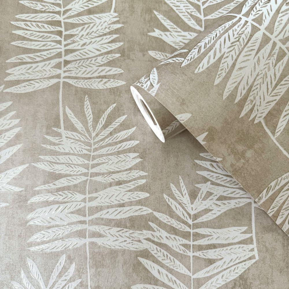 Zen Tumbling Leaf Wallpaper - Green - Galerie - DWP0365 - 01Wallpaper199