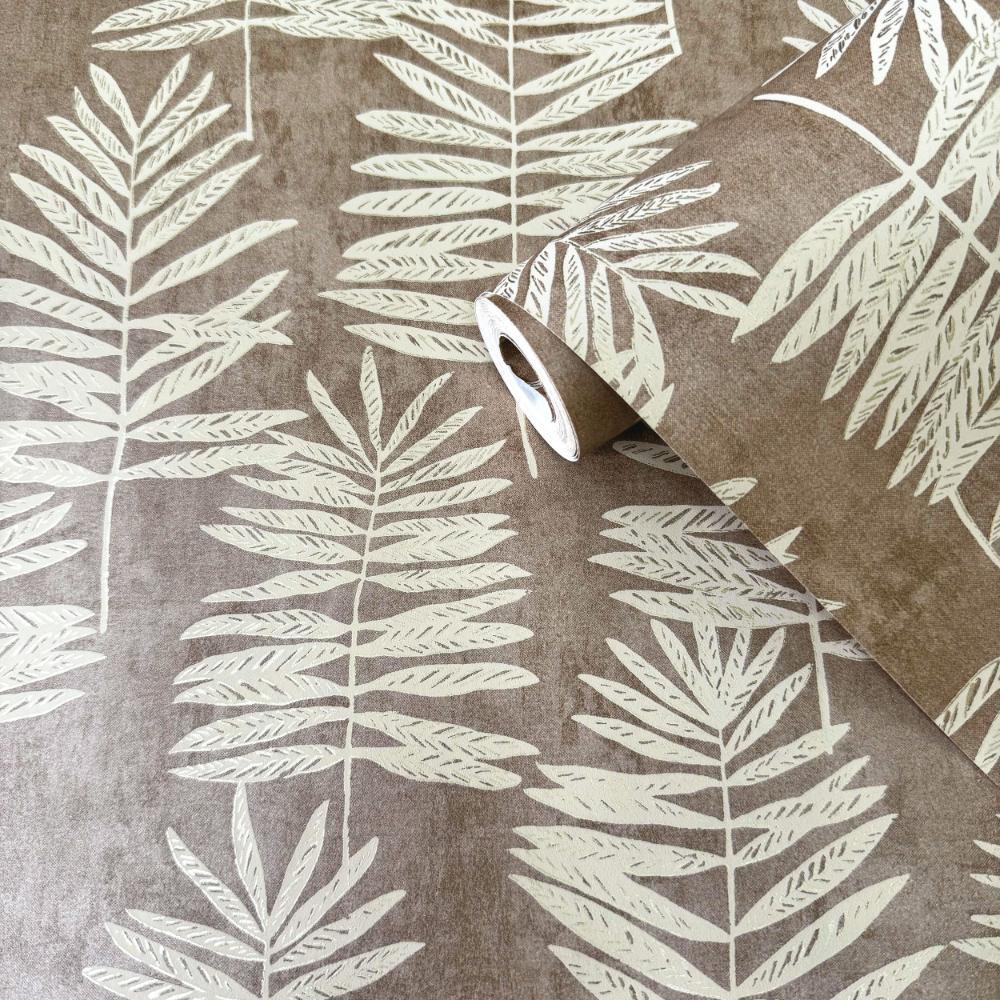 Zen Tumbling Leaf Wallpaper - Green - Galerie - DWP0365 - 01Wallpaper199