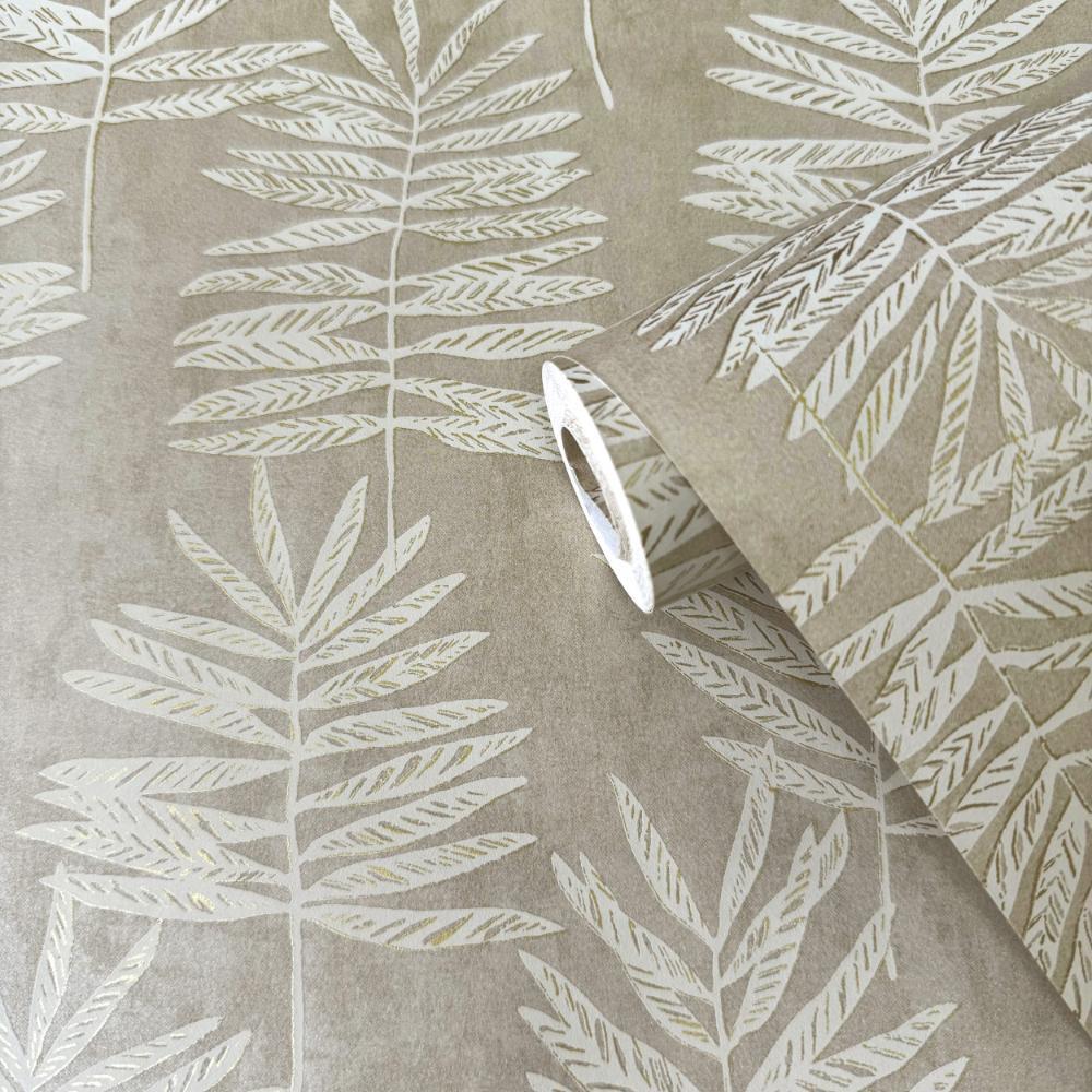 Zen Tumbling Leaf Wallpaper - Green - Galerie - DWP0365 - 01Wallpaper199